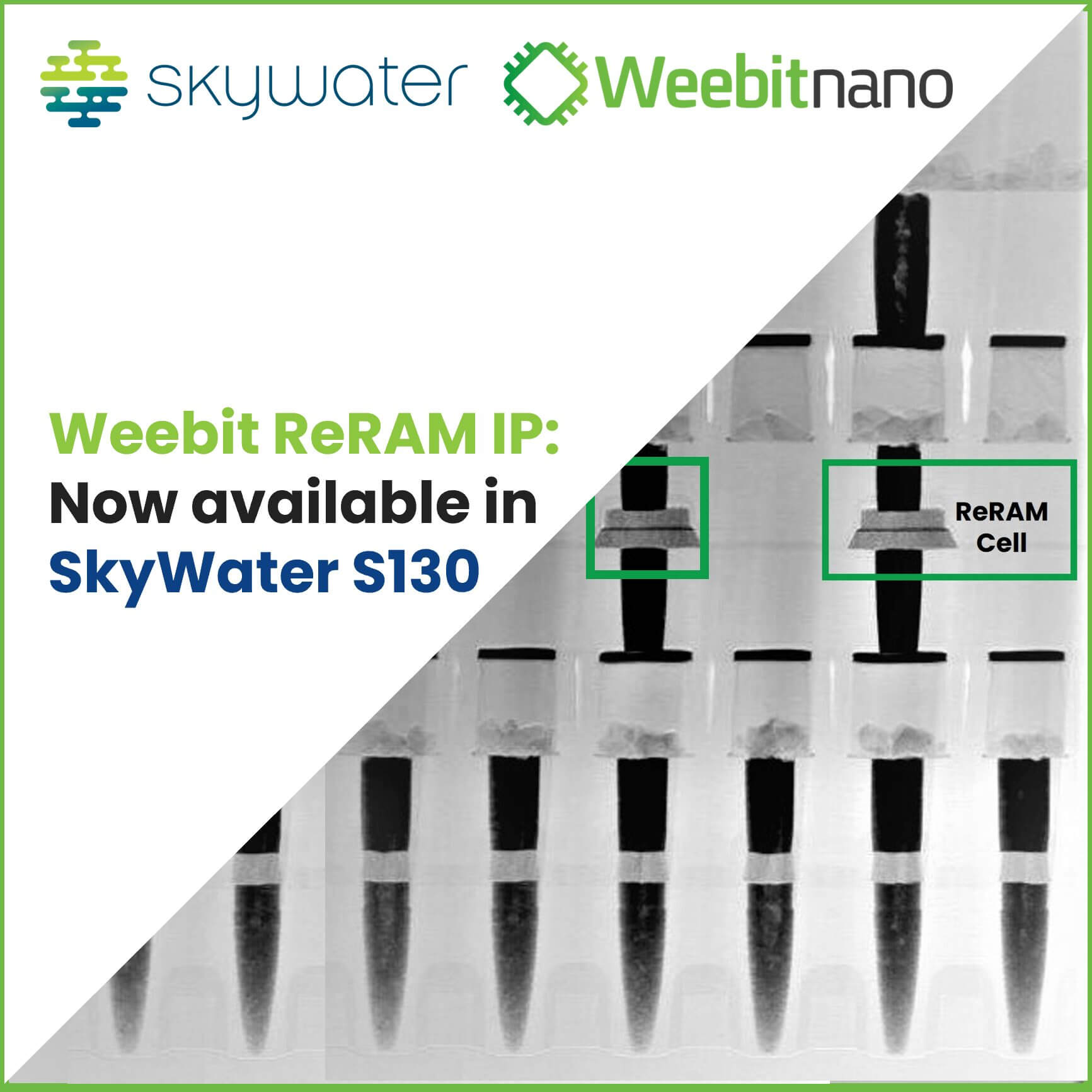 Weebit Nano ReRAM IP Now Available In SkyWater Technology’s S130 ...